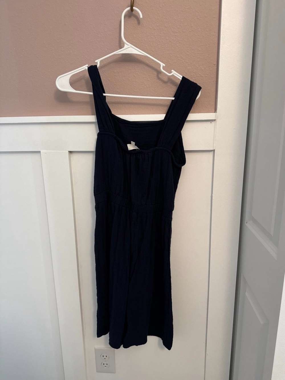 LOFT Navy Blue Midi Dress - Picture 2 of 2